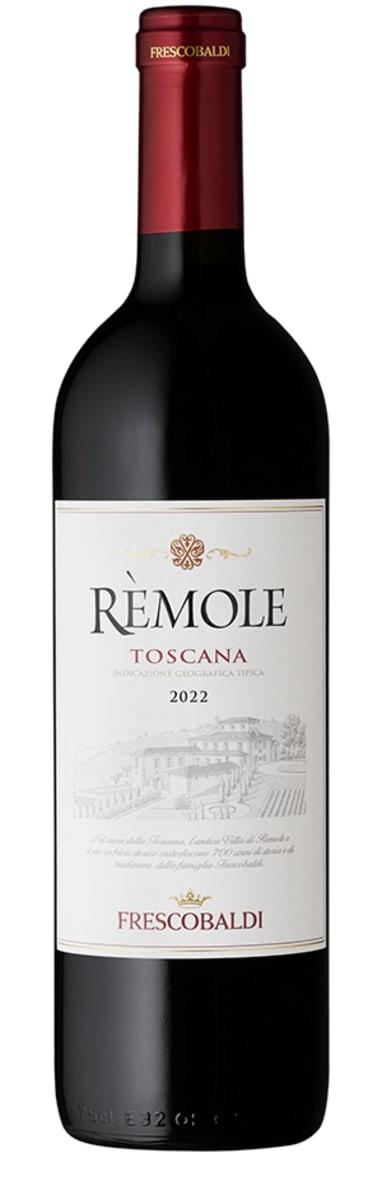 Frescobaldi Remole Toscana Rosso 2022 Front Bottle Shot