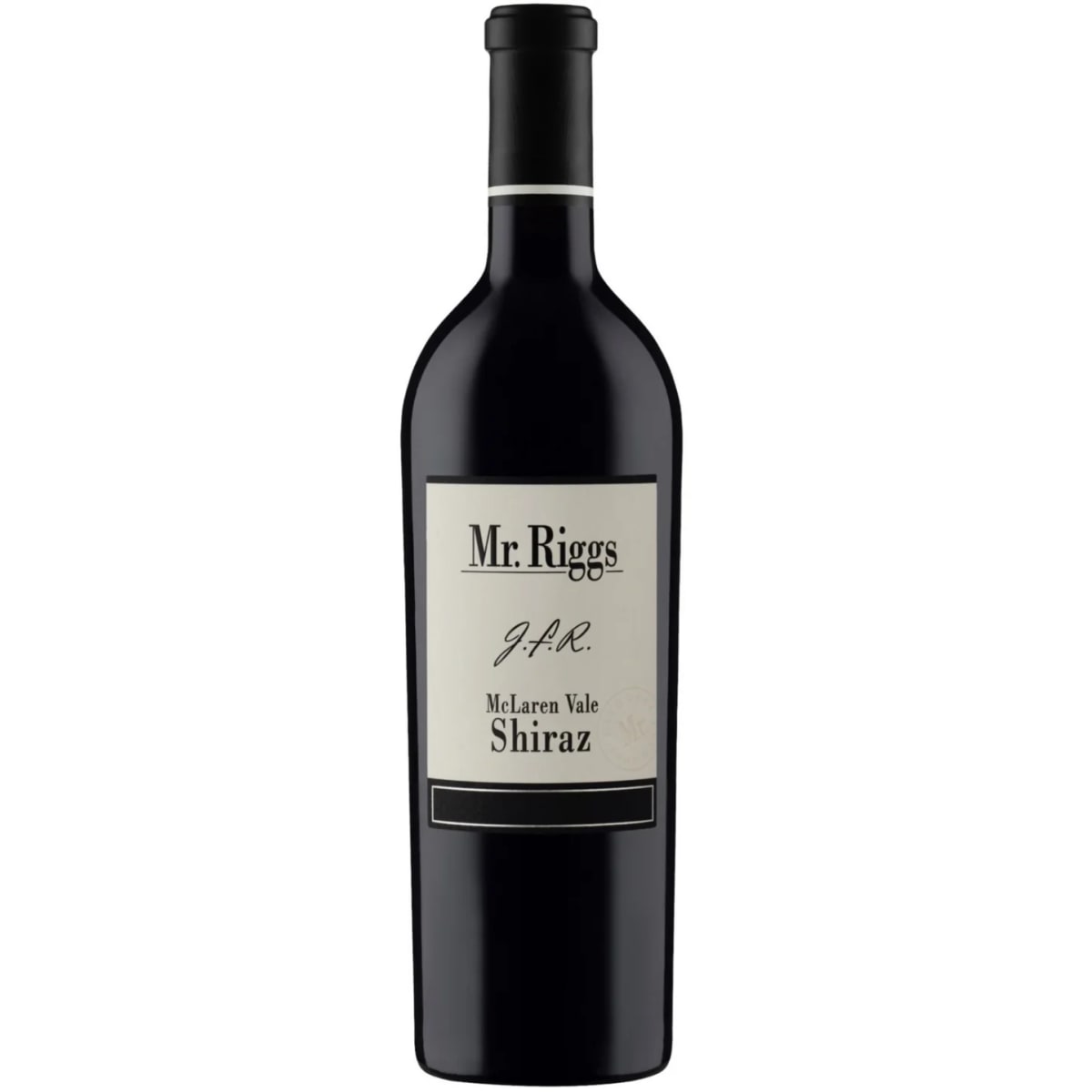 Mr. Riggs J.F.R. McLaren Vale Shiraz 2019 Front Bottle Shot