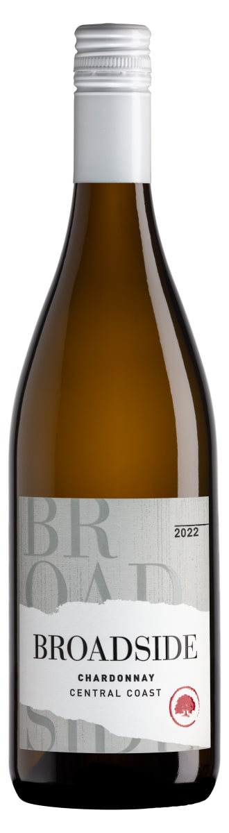 Broadside Chardonnay 2022 Front Bottle Shot