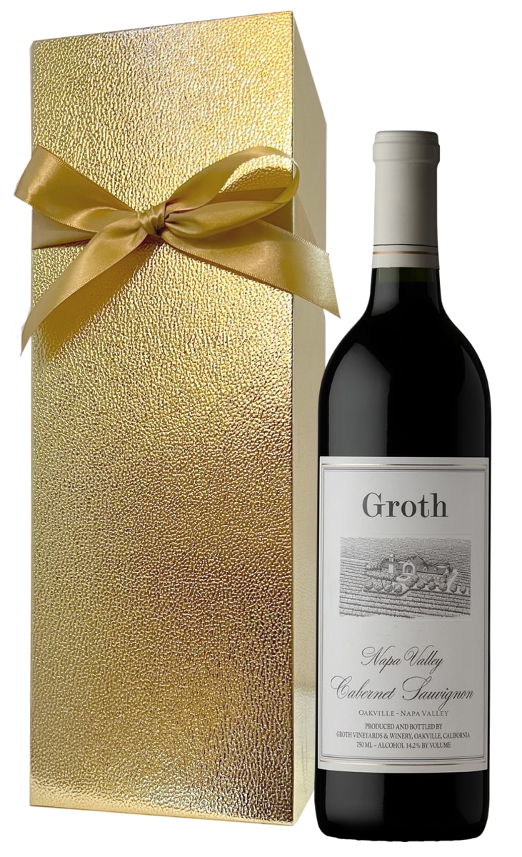 wine.com Groth Cabernet Sauvignon with Gold Gift Box Gift Product Image