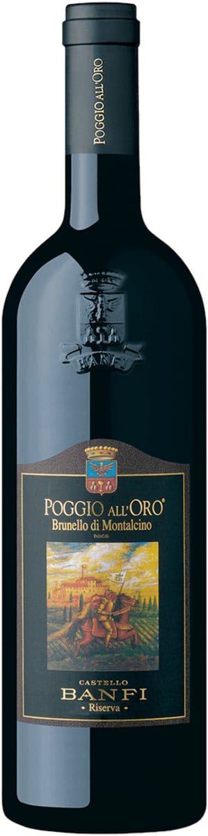 Banfi Poggio all'Oro Brunello di Montalcino Riserva 2012 Front Bottle Shot