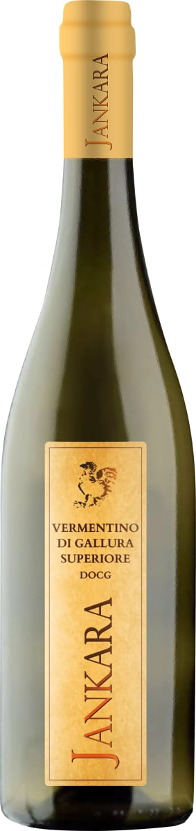 Jankara Vermentino di Gallura Superiore 2023 Front Bottle Shot