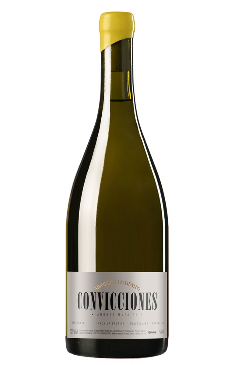 Michelini I Mufatto Convicciones Chardonnay 2021 Front Bottle Shot