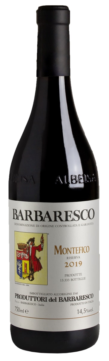 Produttori del Barbaresco Barbaresco Montefico Riserva 2019 Front Bottle Shot