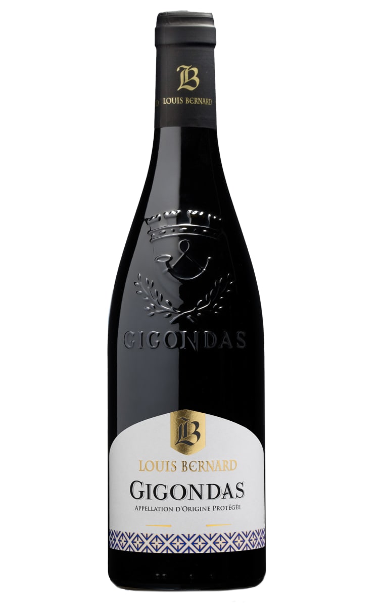 Louis Bernard Gigondas 2018 Front Bottle Shot
