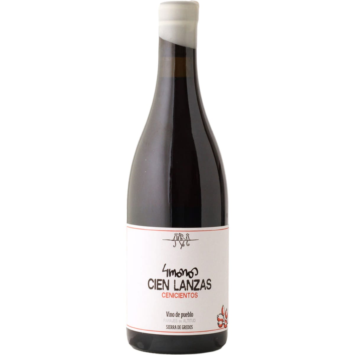 4 Monos Cien Lanzas 2019 Front Bottle Shot
