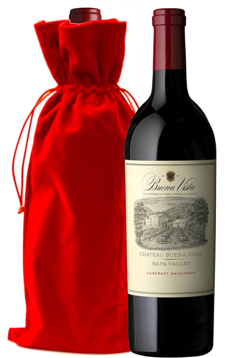 wine.com Buena Vista Chateau Buena Vista Napa Valley Cabernet Sauvignon with Red Gift Bag Gift Product Image