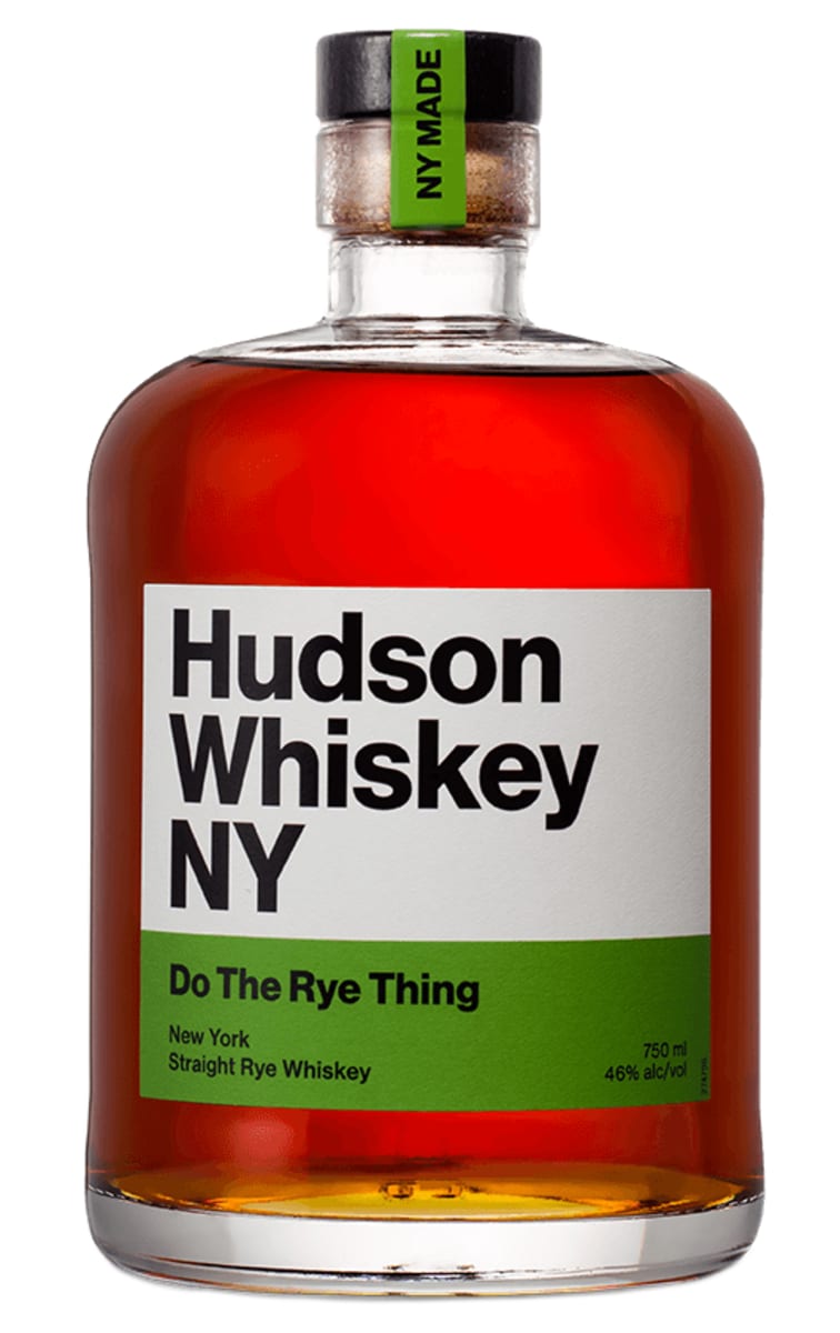 Hudson Do the Rye Thing Straight Rye Whiskey Front Bottle Shot