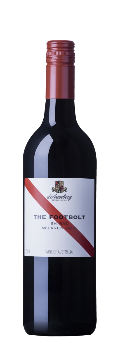 d'Arenberg The Footbolt Shiraz 2018 Front Bottle Shot