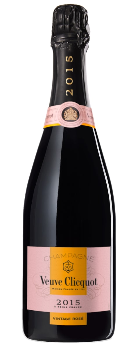 Veuve Clicquot Vintage Brut Rose 2015 Front Bottle Shot