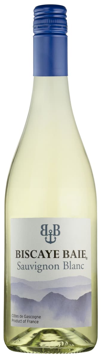 Biscaye Baie Cotes de Gascogne Sauvignon Blanc 2022 Front Bottle Shot
