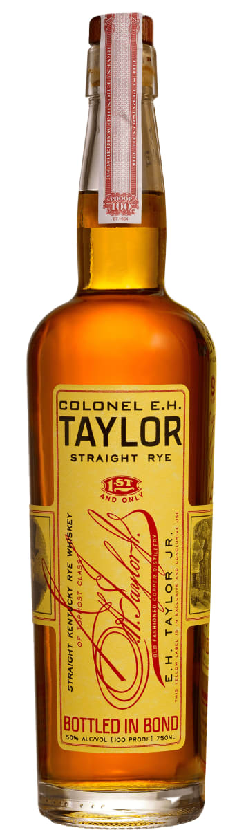 E.H. Taylor Jr. Straight Rye Whiskey Front Bottle Shot