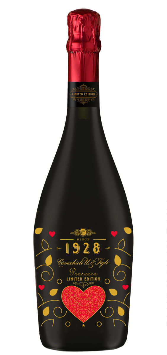 Cantine Cavicchioli Prosecco 1928 Heart Edition Front Bottle Shot