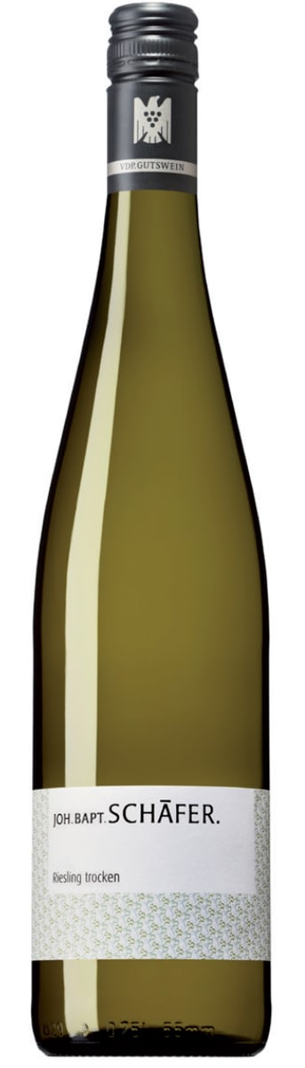 Joh. Bapt. Schafer Nahe Riesling Trocken 2021 Front Bottle Shot