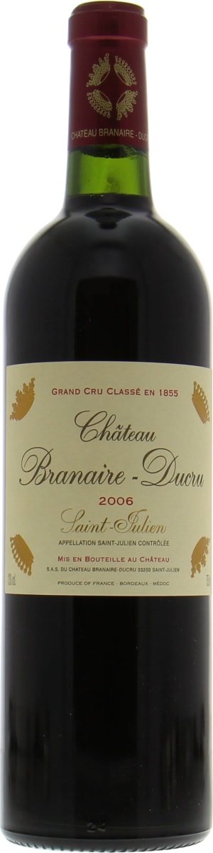 【赤ワイン】シャトー·ブラネール·デュクリュ2006 2006年 シャトー ブラネール デュクリュ CHATEAU BRANAIRE DUCRU