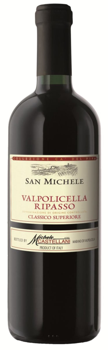 Michele Castellani San Michele Valpolicella Ripasso Classico Superiore 2019 Front Bottle Shot