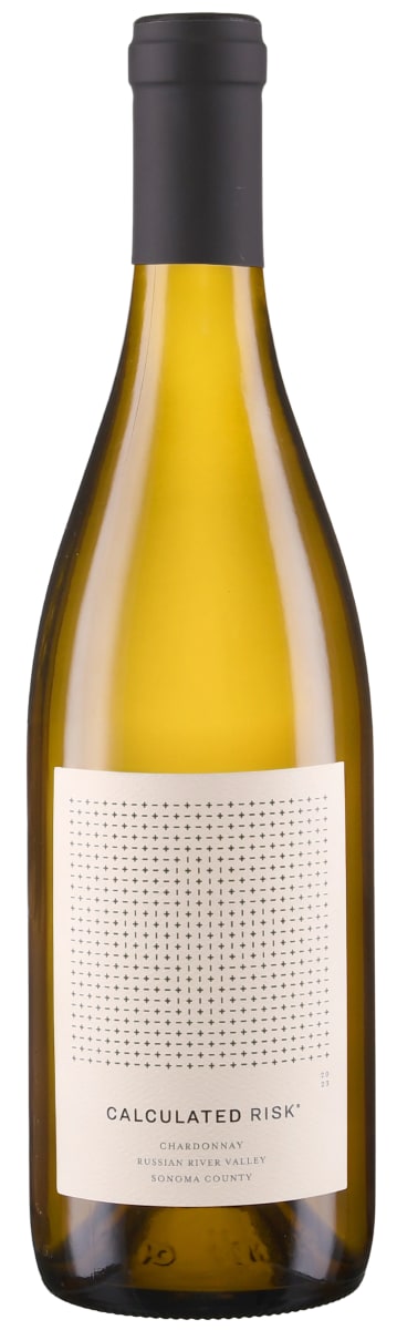 Calculated Risk Chardonnay 2023 Front Bottle Shot