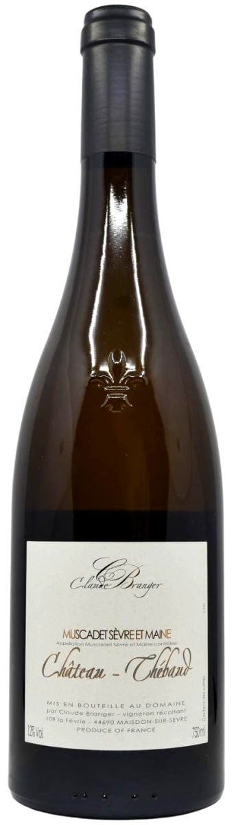 Domaine Claude Branger Muscadet Sevre-et-Maine Chateau Thebaud 2019 Front Bottle Shot
