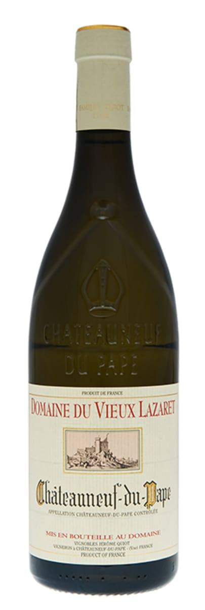 Domaine du Vieux Lazaret Chateauneuf-du-Pape Blanc 2017 Front Bottle Shot