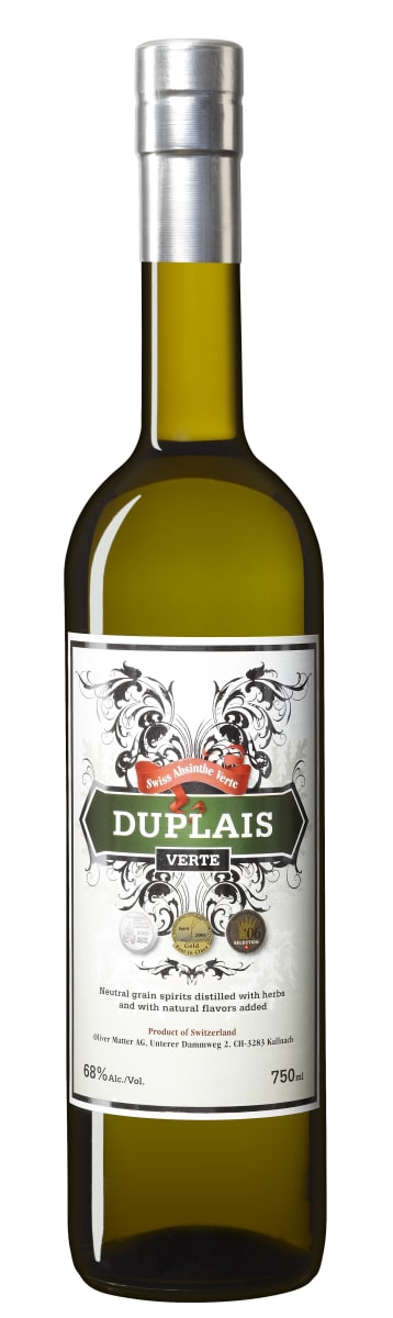 Tempus Fugit Duplais Verte Absinthe Front Bottle Shot
