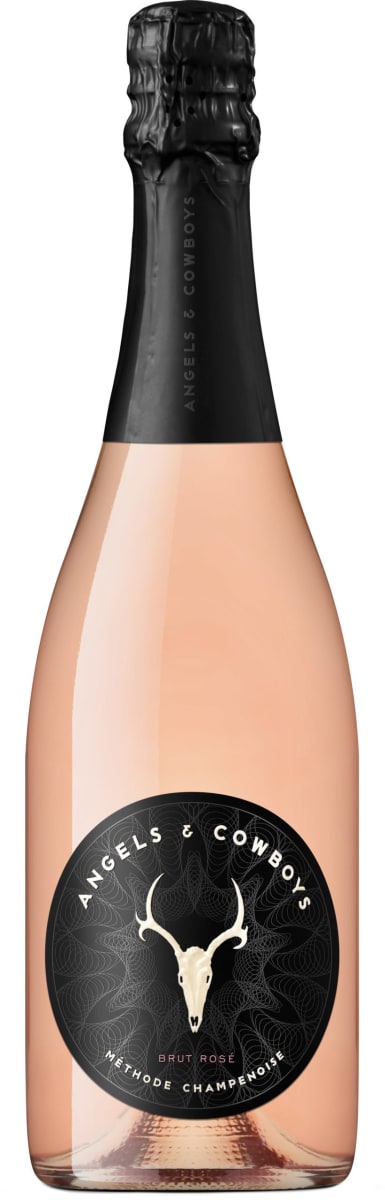 Angels & Cowboys Brut Rose Front Bottle Shot