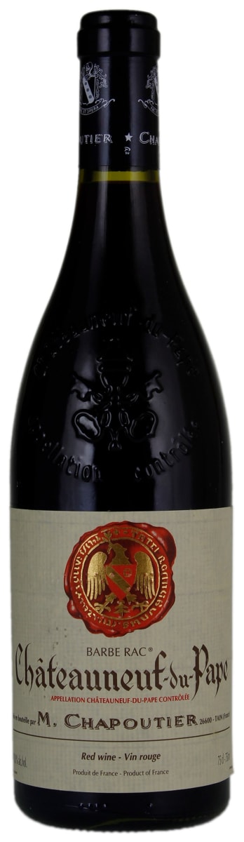 Maison Chapoutier  Chateauneuf-du-Pape Barbe Rac (1.5 Liter Magnum) 1998  Front Bottle Shot