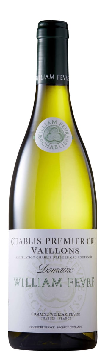 William Fevre Chablis Vaillons Premier Cru 2021 Front Bottle Shot