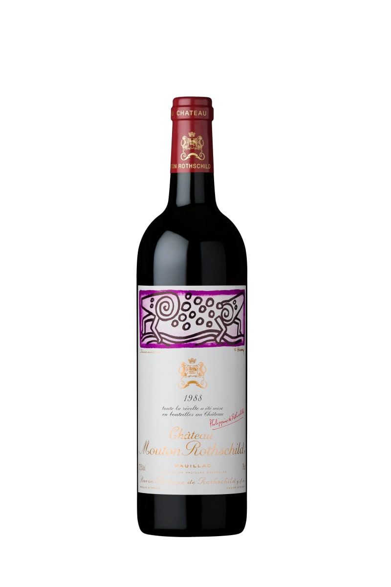 から瓶ボトルChâteau Mouton Rothschild 1988 赤（シャトー