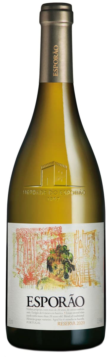 Herdade Do Esporao Reserva White 2020 Front Bottle Shot