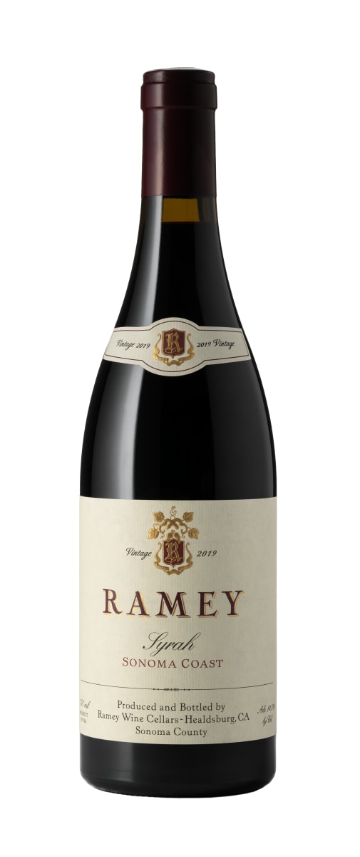 Ramey Sonoma Coast Syrah 2019 Front Bottle Shot