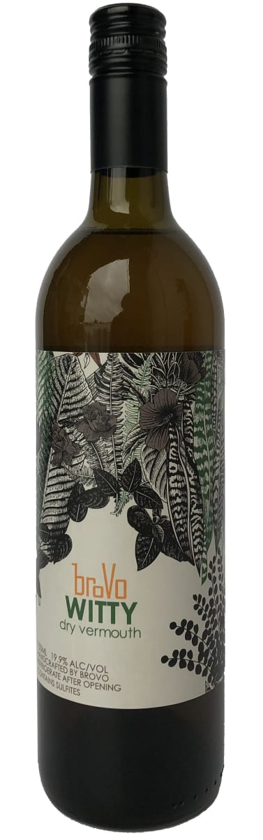 BroVo Witty Dry Vermouth Front Bottle Shot