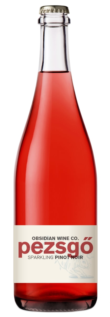 Obsidian Pezsgo Sparkling Pinot Noir 2023 Front Bottle Shot