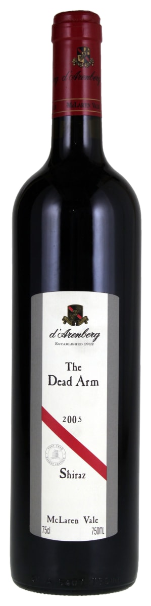 d'Arenberg The Dead Arm Shiraz 2005 Front Bottle Shot