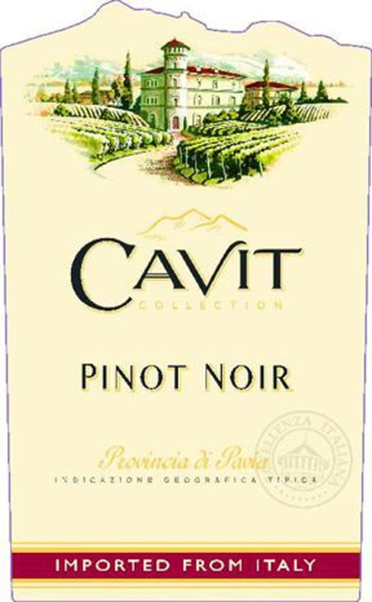 Cavit Pinot Noir 2013 Front Label