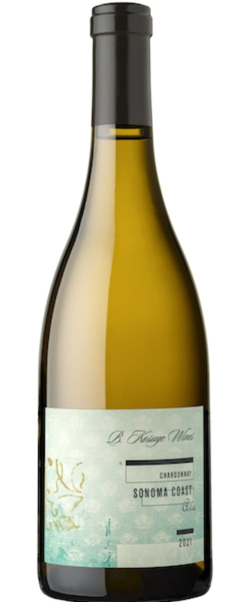 B. Kosuge Sonoma Coast Chardonnay 2021 Front Bottle Shot