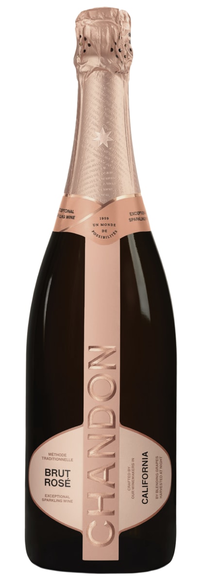 Chandon Brut Rose Front Bottle Shot