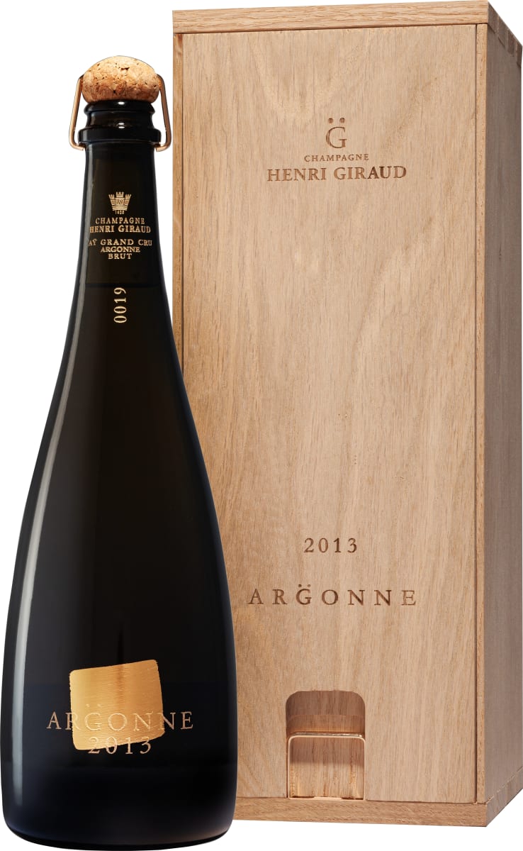 ワイン HENRI GIRAUD ARGONNE 2013 Champagne Henri Giraud Argonne Grand Cru with Wooden Gift