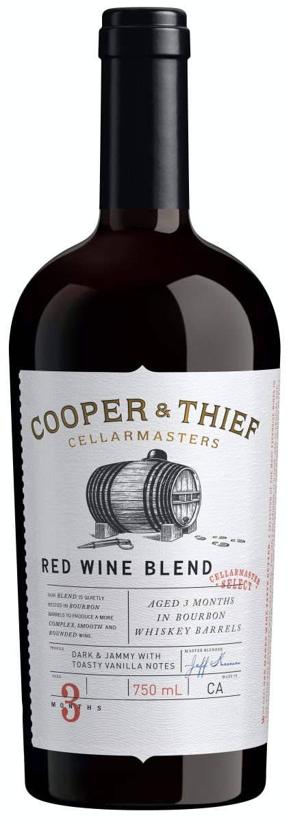 Cooper & Thief Bourbon Barrel Aged Red 2021 Front Bottle Shot