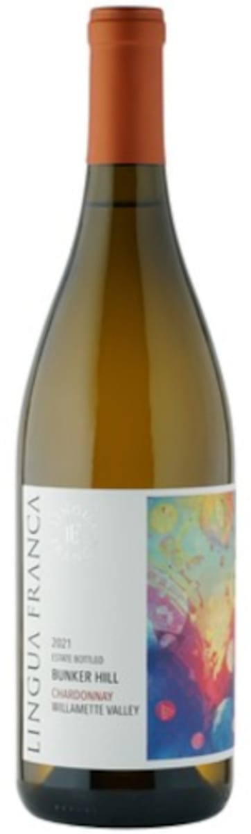 Lingua Franca Bunker Hill Chardonnay 2021  Front Bottle Shot