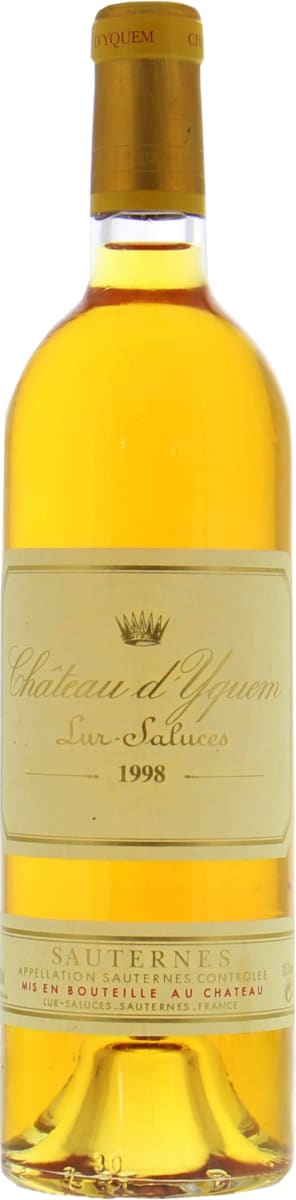 Chateau d'Yquem Sauternes 1998シャトー ディケム シャトー・ディケム[1998] ハーフ 貴腐ワイン 白(甘口) [375ml