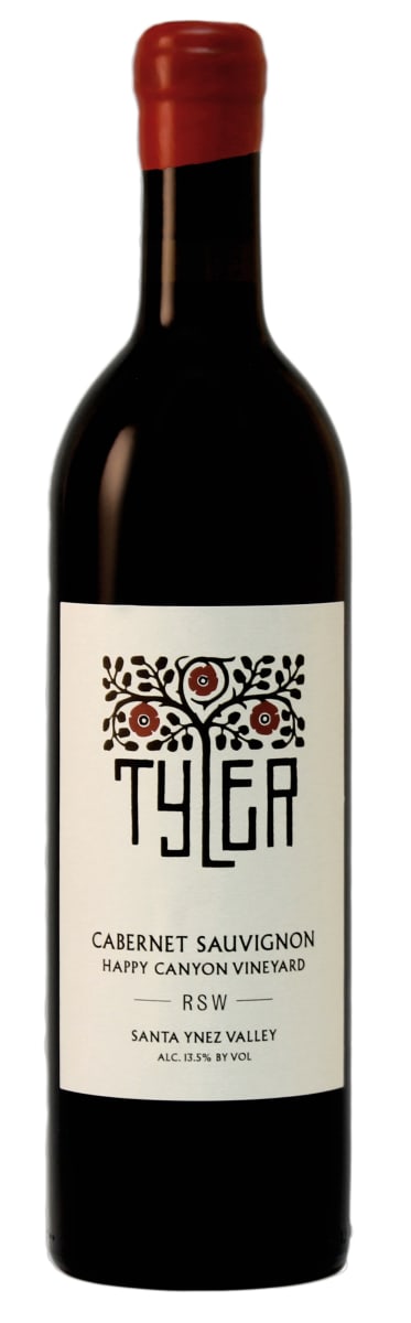 Tyler Winery RSW Cabernet Sauvignon 2019 Front Bottle Shot