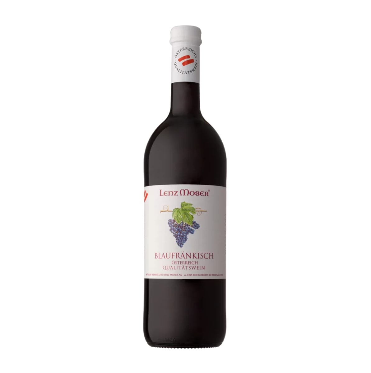 Lenz Moser Blaufrankisch (1 Liter) 2017 Front Bottle Shot