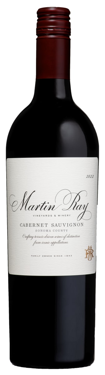 Martin Ray Sonoma County Cabernet Sauvignon 2022 Front Bottle Shot
