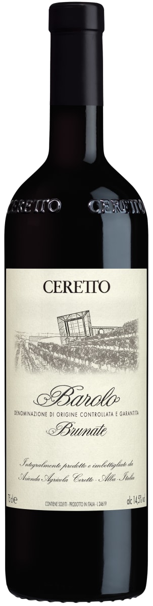 Ceretto Barolo Brunate 2020 Front Bottle Shot