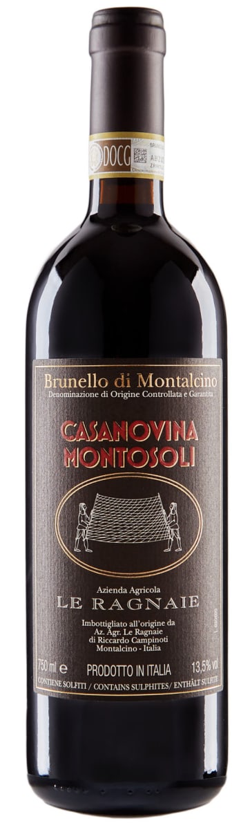 Le Ragnaie Casanovina Montosoli Brunello di Montalcino 2017 Front Bottle Shot