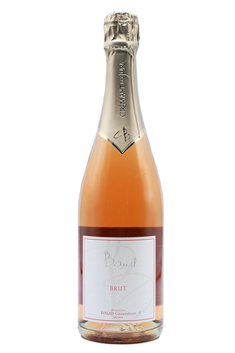 Domaine Baud Generation 9 Cremant du Jura Brut Rose Front Bottle Shot