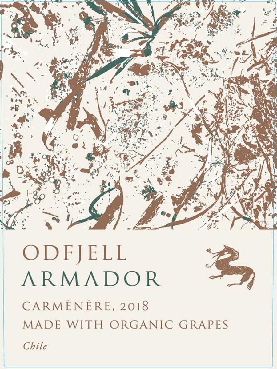 Odfjell Armador Organic Carmenere 2018 Front Label
