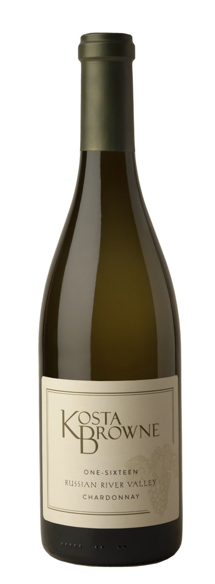 Kosta Browne One Sixteen Chardonnay 2021 Front Bottle Shot