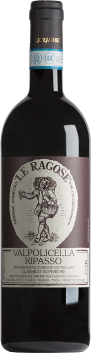 Le Ragose Valpolicella Ripasso Classico 2020 Front Bottle Shot