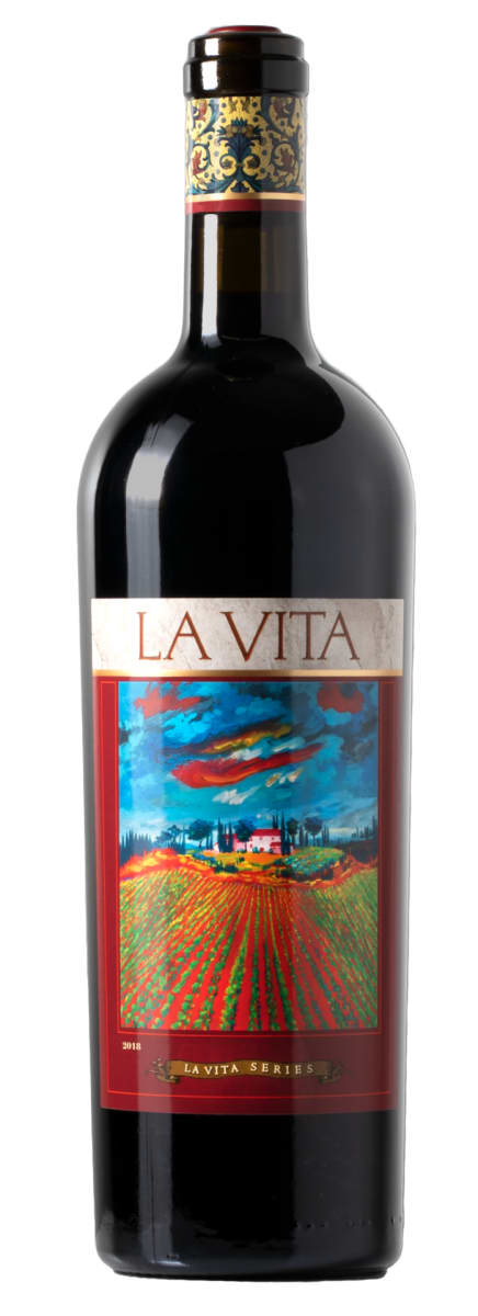 Bargetto La Vita Red 2018 Front Bottle Shot
